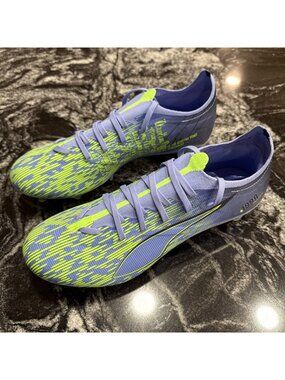 Puma Ultra 5 Match Chasing FG / AG Elektro Purple - Green Glare 108645-01 Sz 8.5